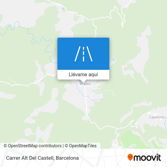 Mapa Carrer Alt Del Castell