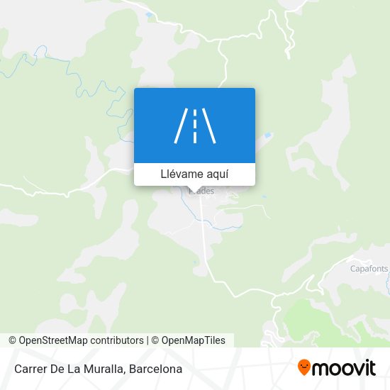 Mapa Carrer De La Muralla