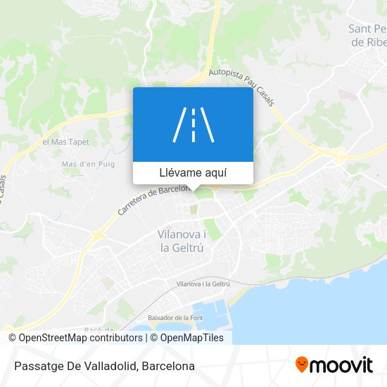Mapa Passatge De Valladolid