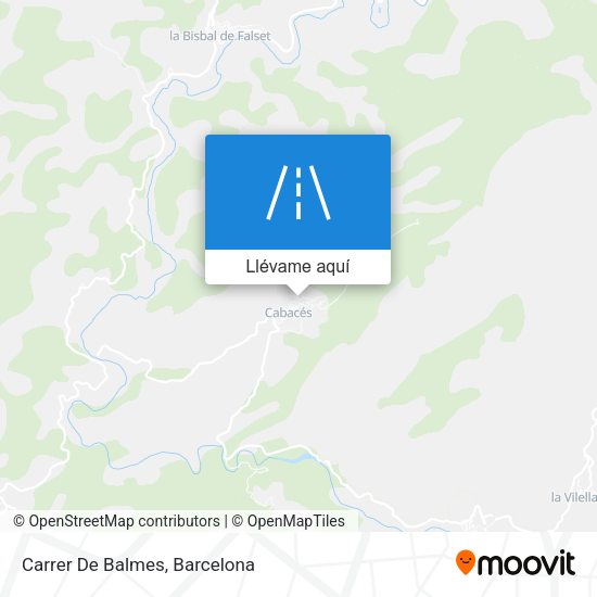Mapa Carrer De Balmes
