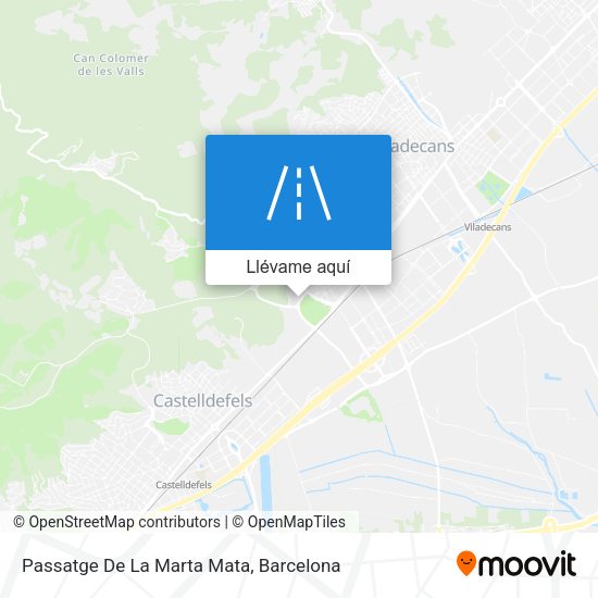 Mapa Passatge De La Marta Mata