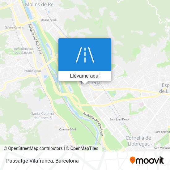 Mapa Passatge Vilafranca