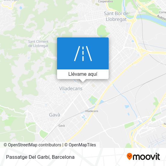 Mapa Passatge Del Garbí