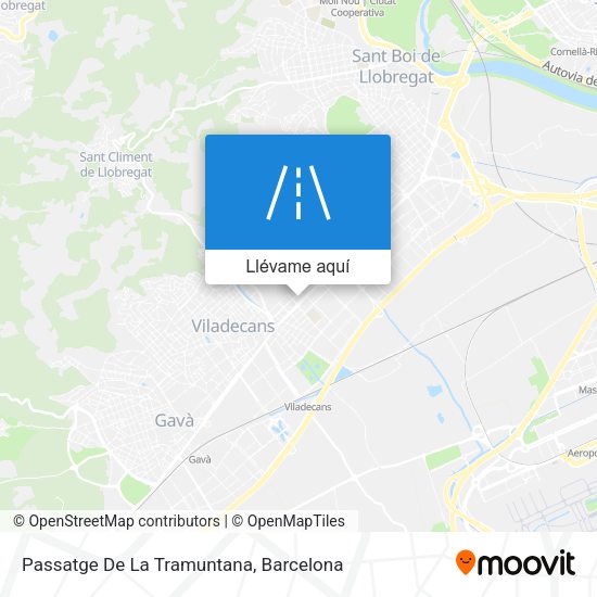 Mapa Passatge De La Tramuntana