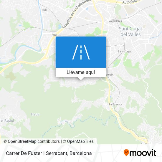 Mapa Carrer De Fuster I Serracant
