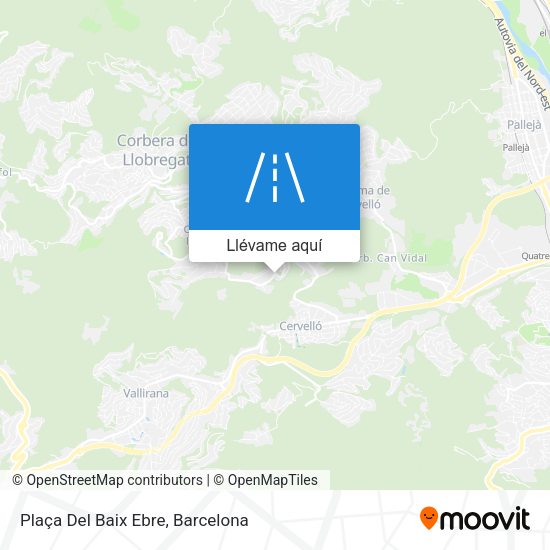 Mapa Plaça Del Baix Ebre