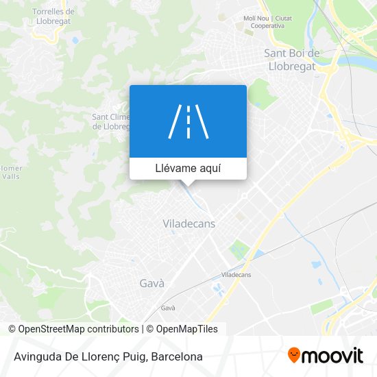 Mapa Avinguda De Llorenç Puig