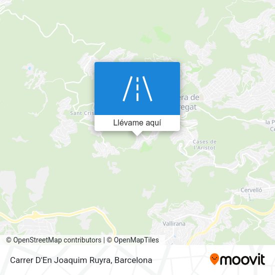 Mapa Carrer D'En Joaquim Ruyra