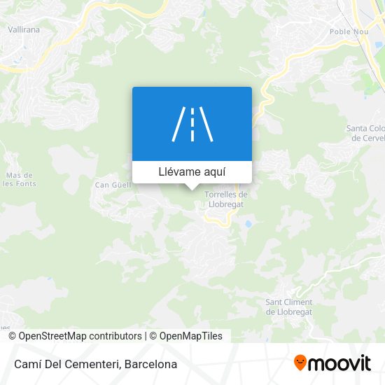 Mapa Camí Del  Cementeri