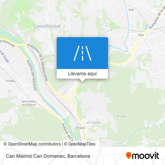 Mapa Can Maimó Can Domenec
