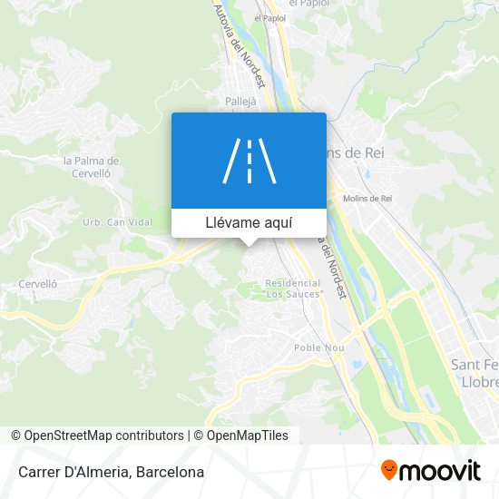 Mapa Carrer D'Almeria