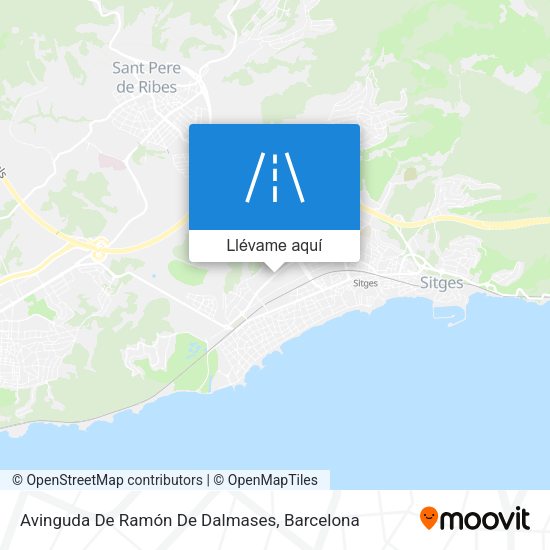 Mapa Avinguda De Ramón De Dalmases