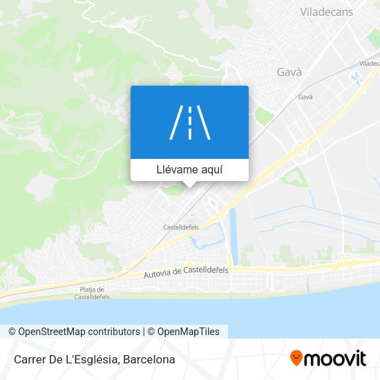 Mapa Carrer De L'Església