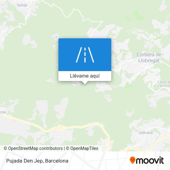 Mapa Pujada Den Jep