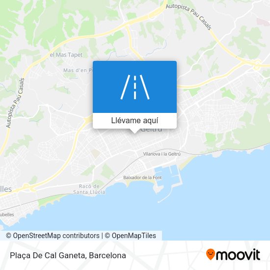 Mapa Plaça De Cal Ganeta