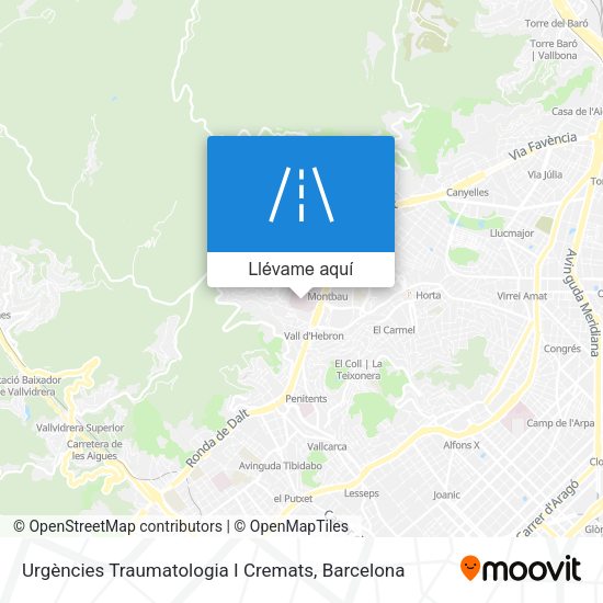 Mapa Urgències Traumatologia I Cremats