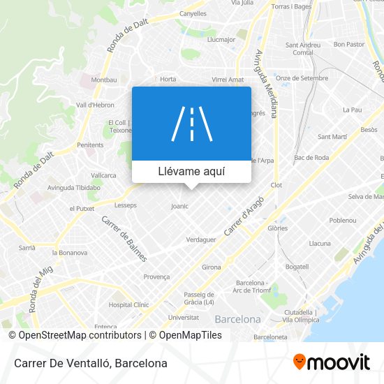 Mapa Carrer De Ventalló