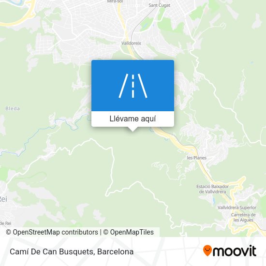 Mapa Camí De Can Busquets