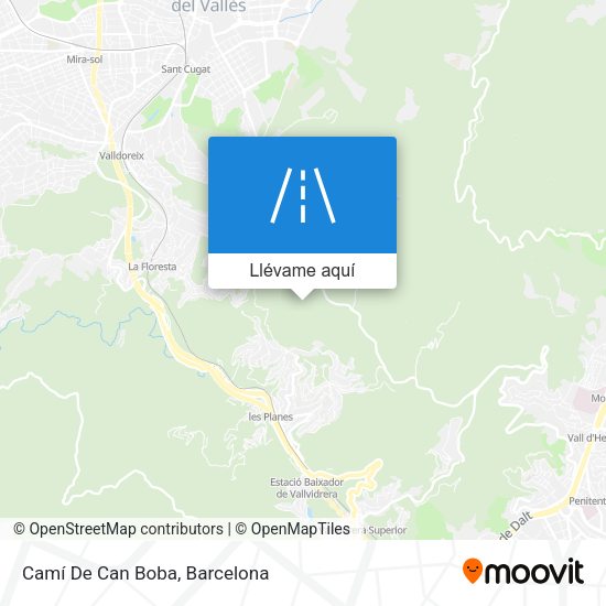 Mapa Camí De Can Boba