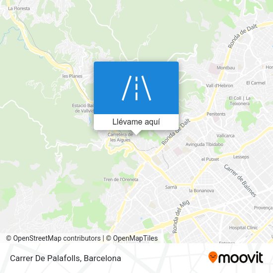 Mapa Carrer De Palafolls