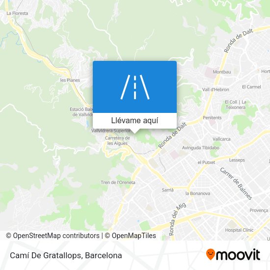 Mapa Camí De Gratallops