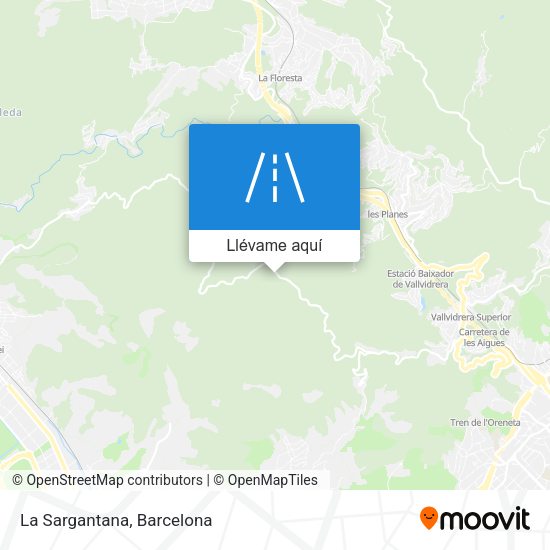 Mapa La Sargantana