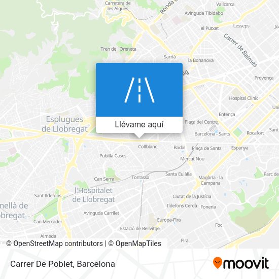 Mapa Carrer De Poblet