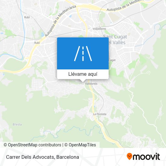 Mapa Carrer Dels Advocats