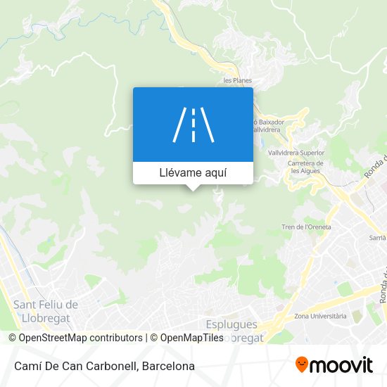 Mapa Camí De Can Carbonell