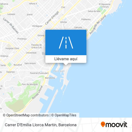 Mapa Carrer D'Emília Llorca Martín