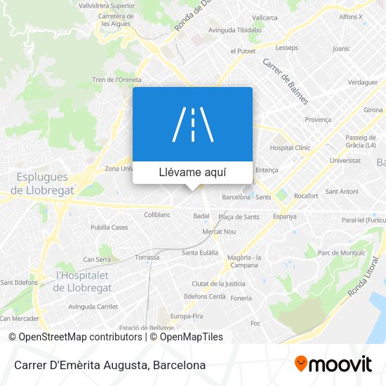 Mapa Carrer D'Emèrita Augusta