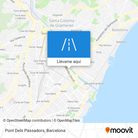 Mapa Pont Dels Passadors