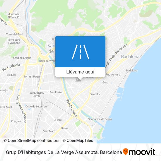 Mapa Grup D'Habitatges De La Verge Assumpta