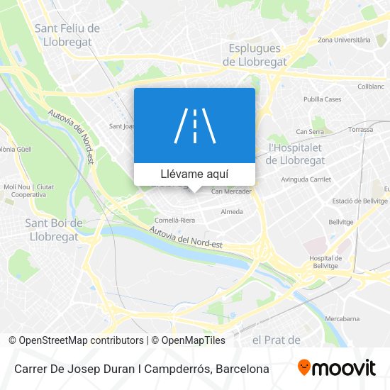 Mapa Carrer De Josep Duran I Campderrós