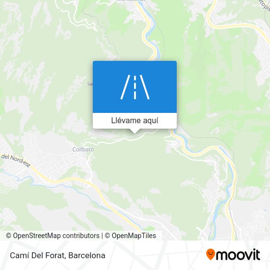 Mapa Camí Del Forat