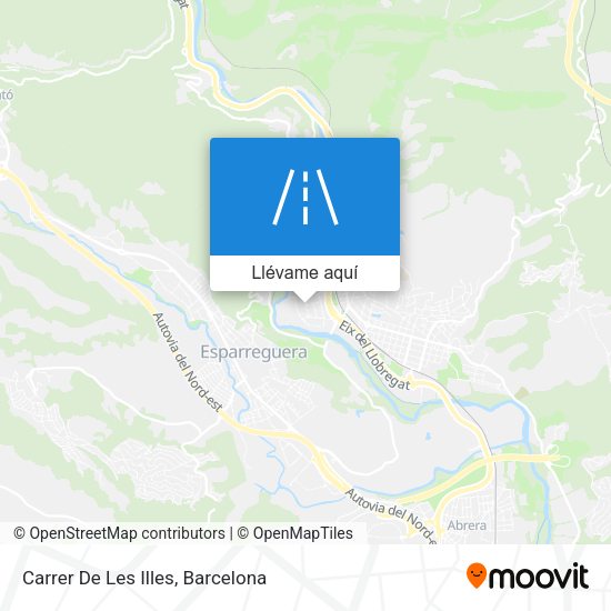 Mapa Carrer De Les Illes