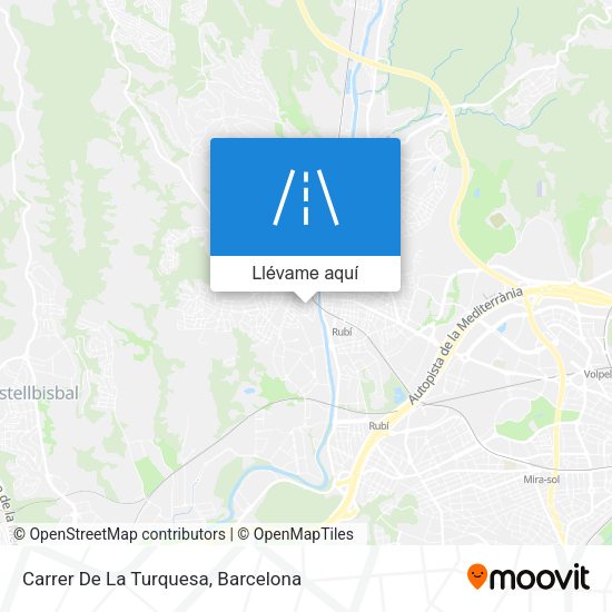 Mapa Carrer De La Turquesa
