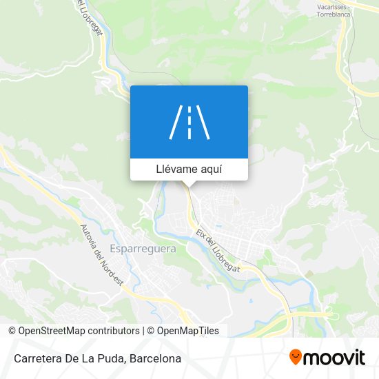Mapa Carretera De La Puda