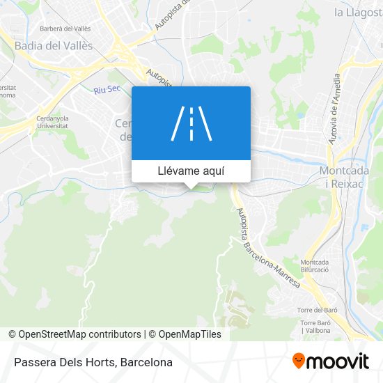 Mapa Passera Dels Horts