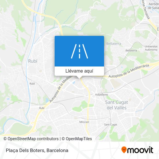 Mapa Plaça Dels Boters