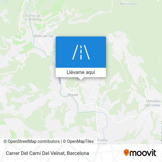 Mapa Carrer Del Camí Del Veïnat