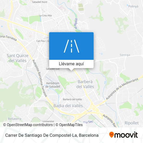 Mapa Carrer De Santiago De Compostel·La