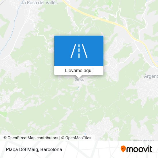 Mapa Plaça Del Maig