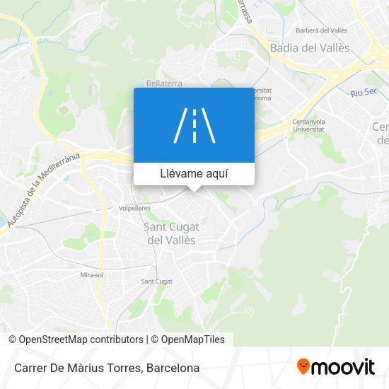 Mapa Carrer De Màrius Torres