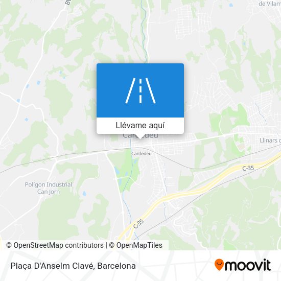 Mapa Plaça D'Anselm Clavé
