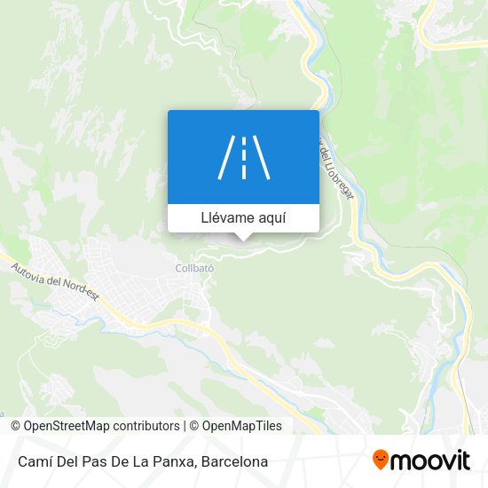 Mapa Camí Del Pas De La Panxa