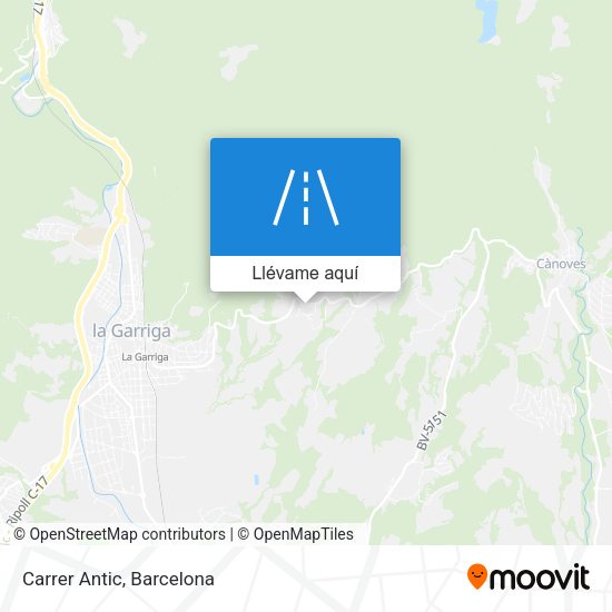 Mapa Carrer Antic