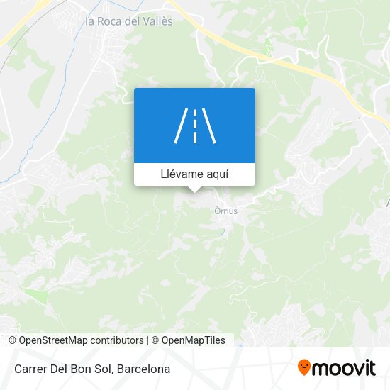Mapa Carrer Del Bon Sol