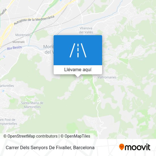 Mapa Carrer Dels Senyors De Fivaller