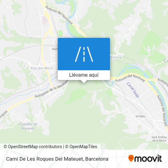 Mapa Camí De Les Roques Del Mateuet